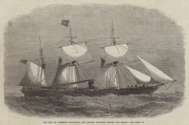 The City of Limerick Steam-Ship, för trafik mellan London och Brasilien
